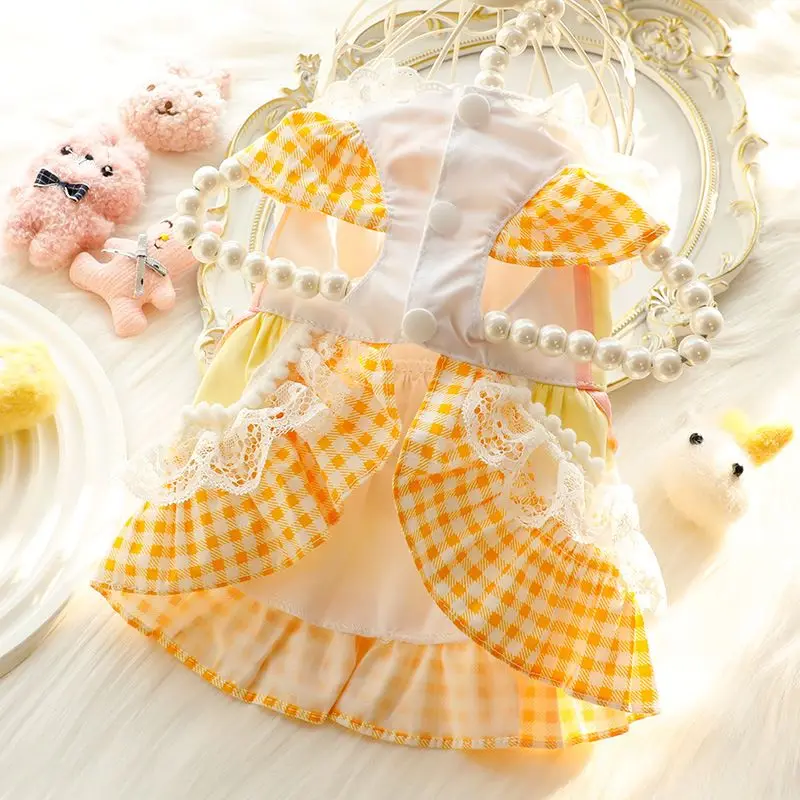 Sanrio одежда для домашних животных кошек собак Весенняя и осенняя платье принцессы