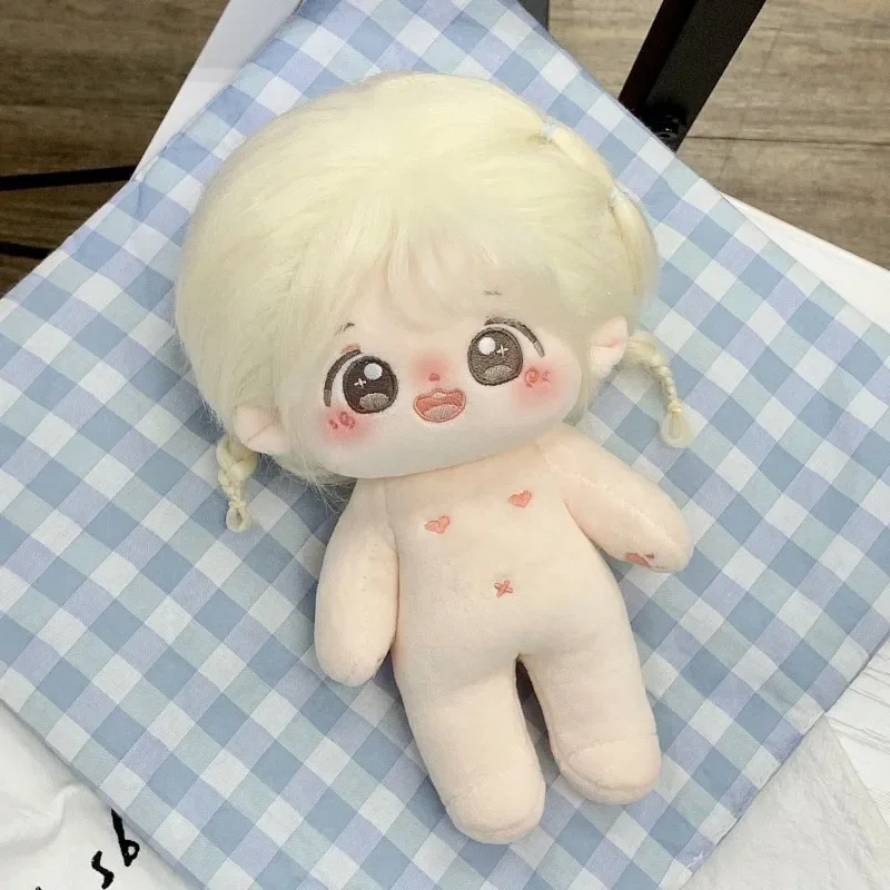 Плюшевая человеческая кукла в виде бабочки/персика/дождя 20 см фигурка милое лицо