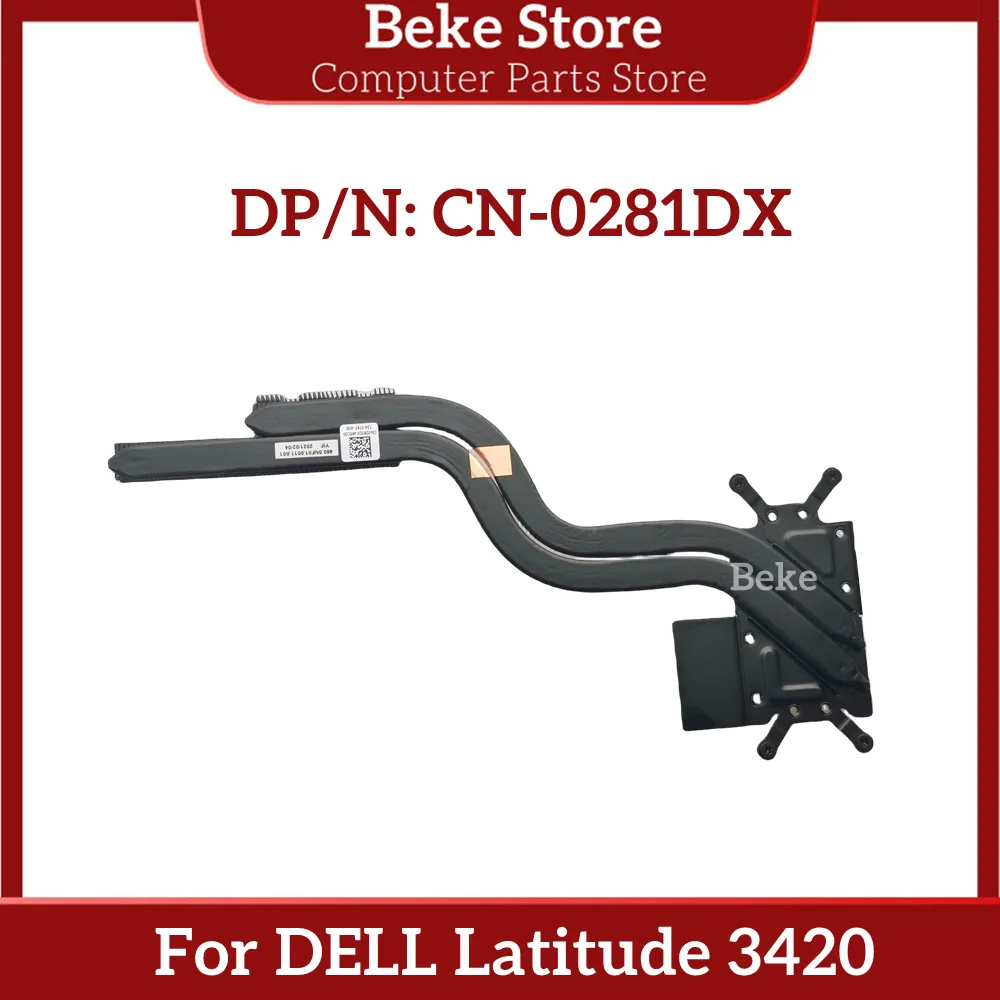 Bild von Beke New Original For DELL Latitude 3420 Laptop Radiator Copper Tube Heatsink 0281DX 281DX CN-0281DX Fast Ship