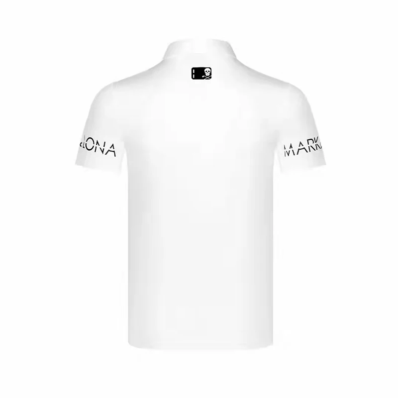 Men's Golf Suit Casual Ice Silk Quick Dried Short Sleeve Sports T-shirt