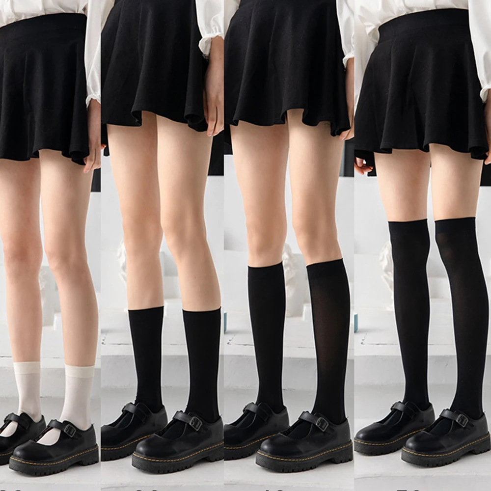 

Lolita Sexy Women Stockings Cute Black White Long Socks Over Knee Thigh High Socks Women Compression Socks