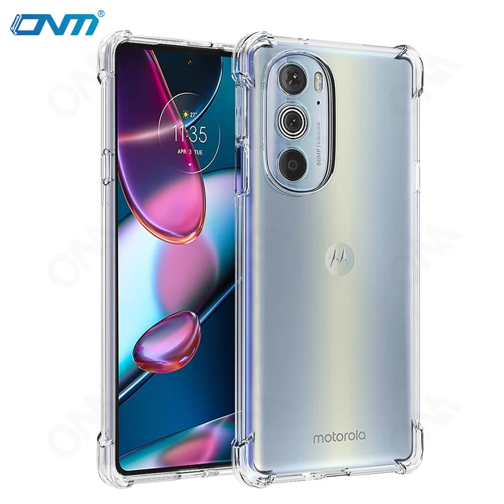 

Shockproof Case for Motorola Moto Edge X30 / G41 / 30 Ultra / Plus 2022 Smartphone Durable TPU Silicone Clear Cases Back Cover