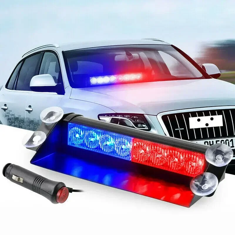 8 светодиодных полицейских огней стробоскоп для автомобиля 12 В аварийные