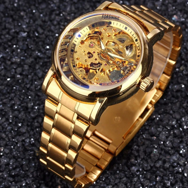 Бесплатная доставка OUTLETSHot Распродажа модные механические часы мужские