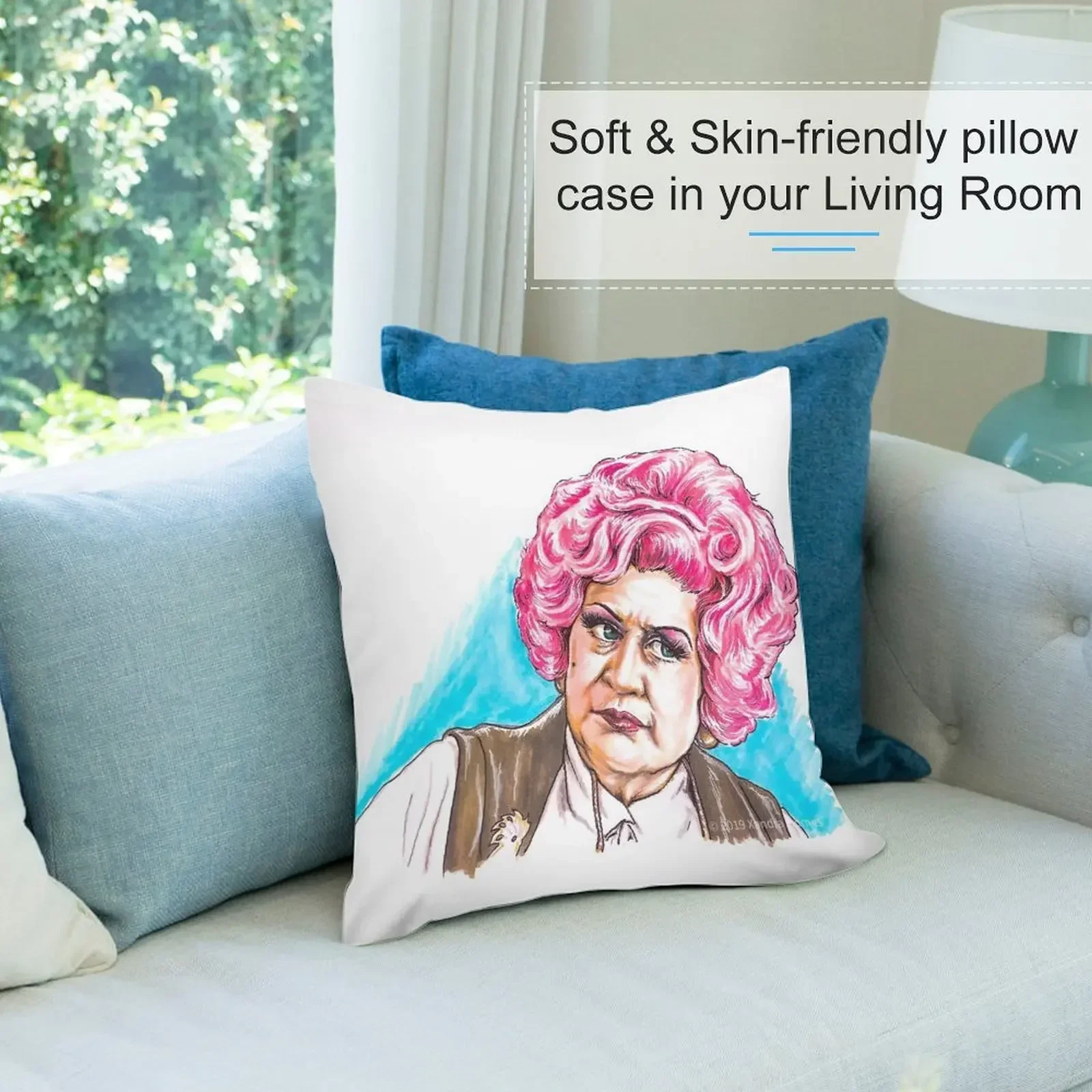 Миссис Слокаombe - АЙБС? Декоративная подушка Наволочки для сидения