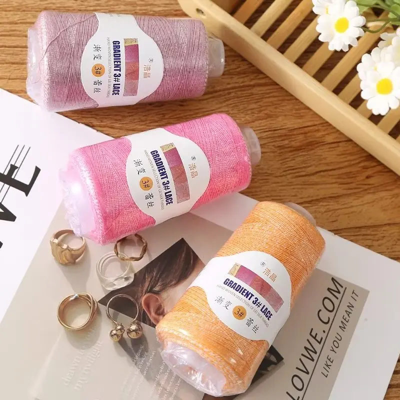 

1pcs Gradient 3# lace wool hand-woven diy scarf sweater hat wool ball shawl crochet knitting wool