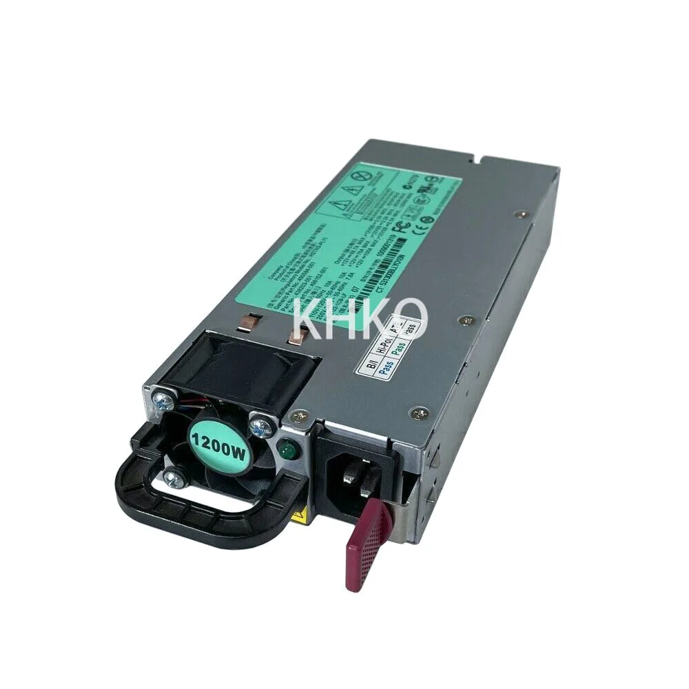 Оригинальный б/у телефон, 1200 вт, серверный блок питания для ProLiant DL580G5 G6 G7 498152-001 490594-001 438203-001, карьерный блок питания