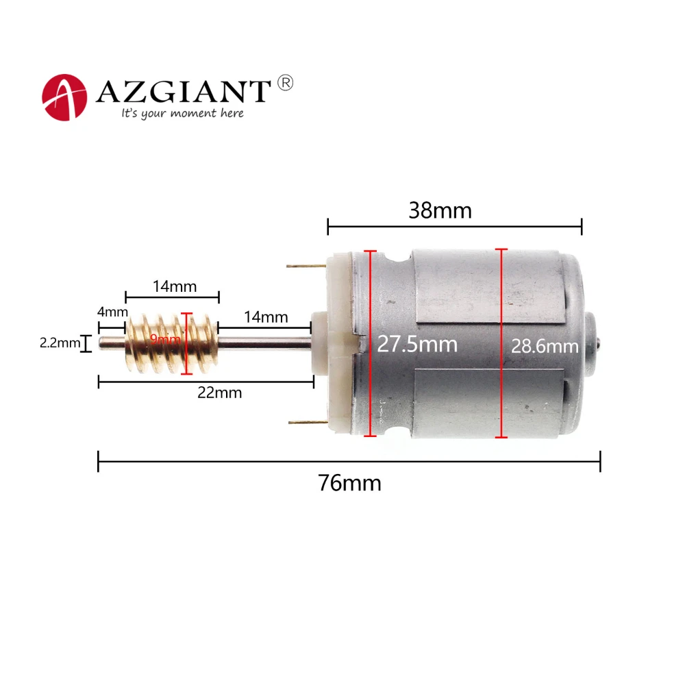 

2 PCS AZGIANT Car ELV/ESL Steering Column Lock Engine DC Motor For Volkswagen Touareg PHAETON Bentley AUDI A8