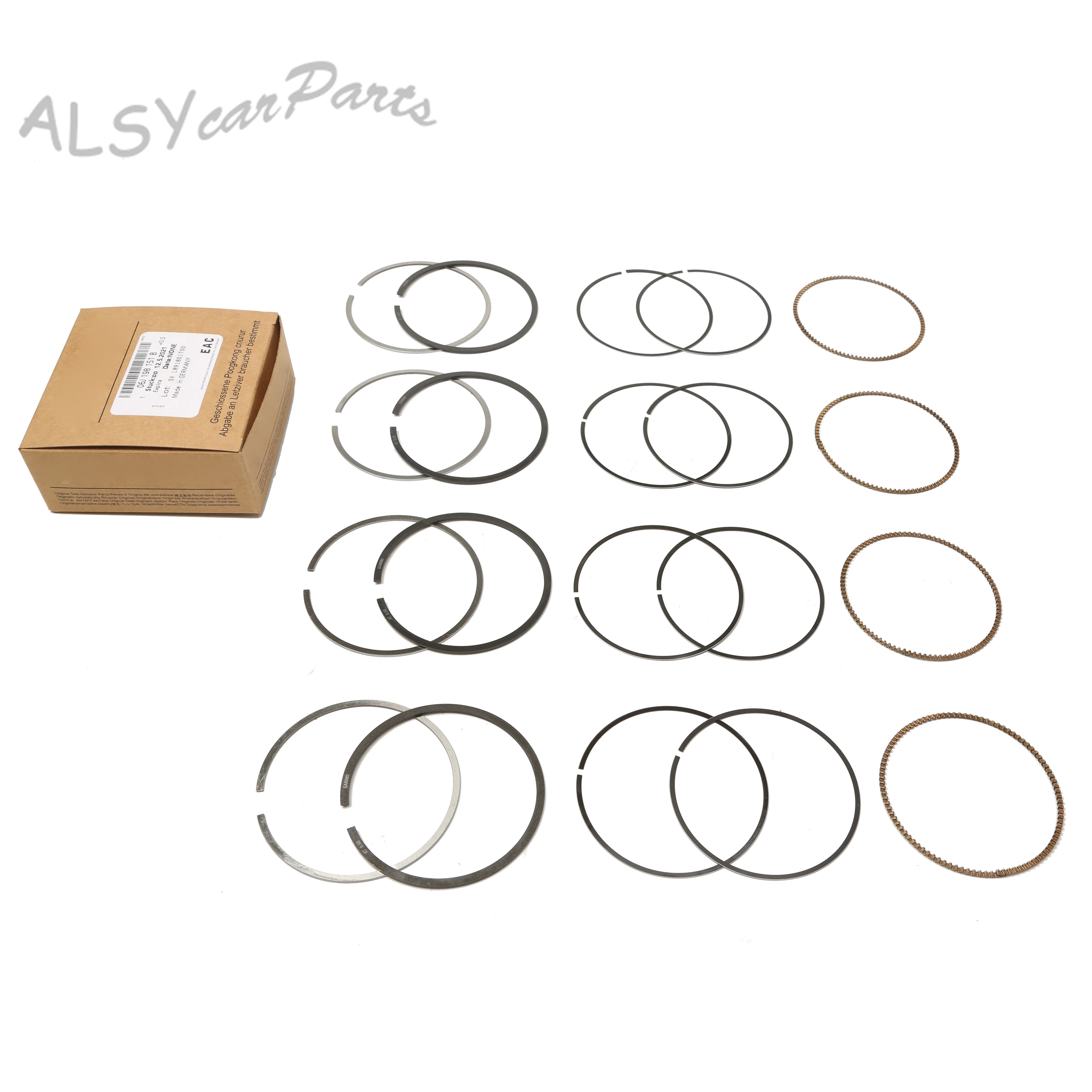 

Oversized 0.5MM Piston Ring Set 06J198151B For Volkswagen Golf Cabriolet Jetta Scirocco Audi A3 TTS Coupe Skoda Superb 02814N0