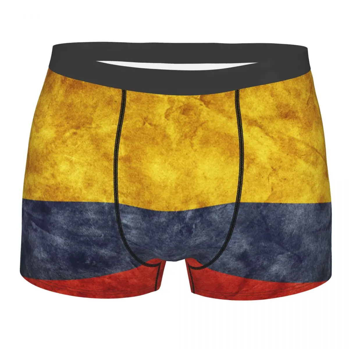 

2022 Polyester Colombia Country Flag Vintage Men Boxer Shorts Underpants Mens Panties Underwear For Male Couple