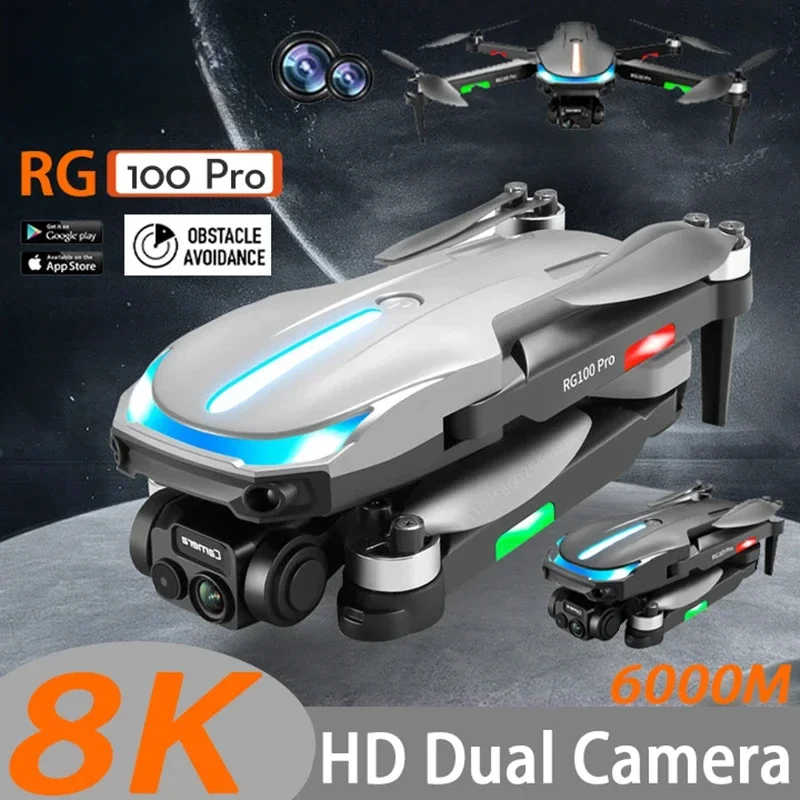

RG100Pro Drone 8K 5G GPS Omnidirectional Obstacle Avoidance Professional HD Aerial Photography Dual-Camera Drone