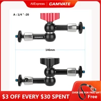 camvate 7 inch articulating magic arm 14 mount super clamp crab pliers clip for monitor camera cage