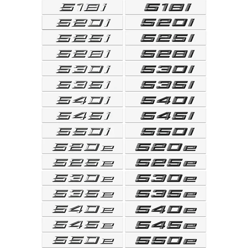 3D эмблема багажника автомобиля логотип значок для BMW M надпись 518i 520i 525i 528i 520d 525d 535e