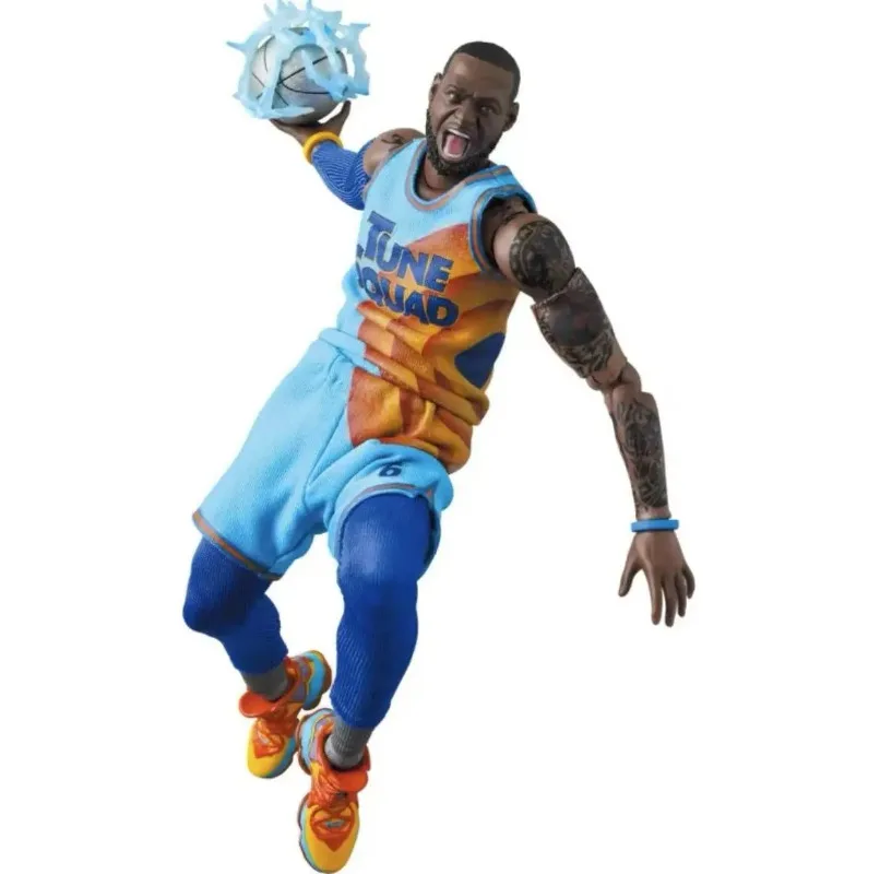 100% Оригинальная фигурка Mafex №197 Леброн Джеймс из Space Jam: A New Legacy, коллекционная модель, игрушка, подарок. (art.: 3920d973ceff0) - 3920d973ceff0