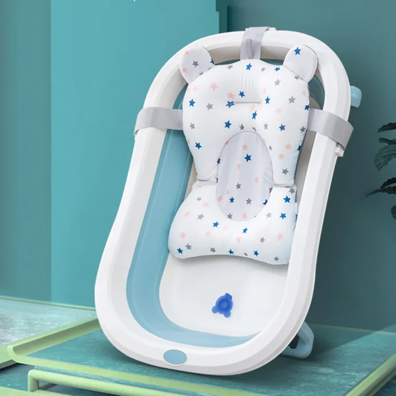 

Baby Bath Suspension Mat Bathtub Bath Bed Baby Bath Artifact Bath Mat Bath Net Pocket Newborn Bath Mat Bath Rack