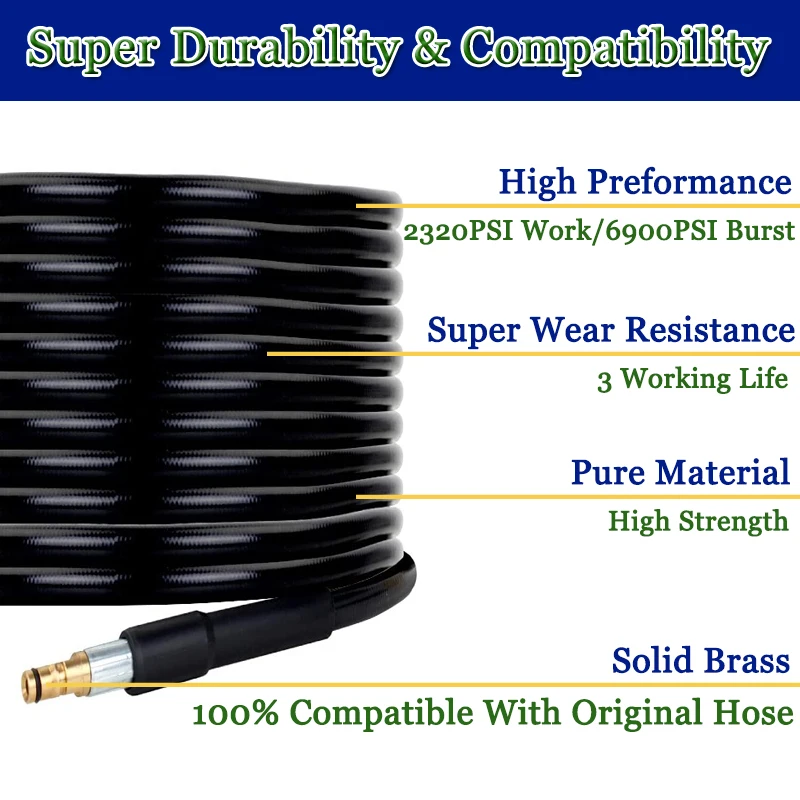 ROUE шланг высокого давления кёрхер для мытья машин длч мойки соединитель шланга