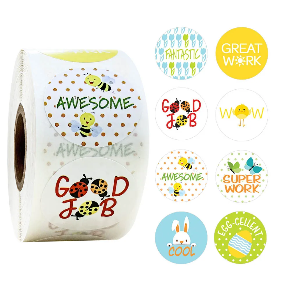 

Good Jod Cool Self Adhestive Lable Sticker Sealing Gift Box Bag Packaging Paper Packing Sticker for Business Kid Award