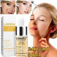 24k gold niacinamide facial serum anti wrinkle hyaluronic acid serum shrink pore repair dry loose skin moisturizing anti aging