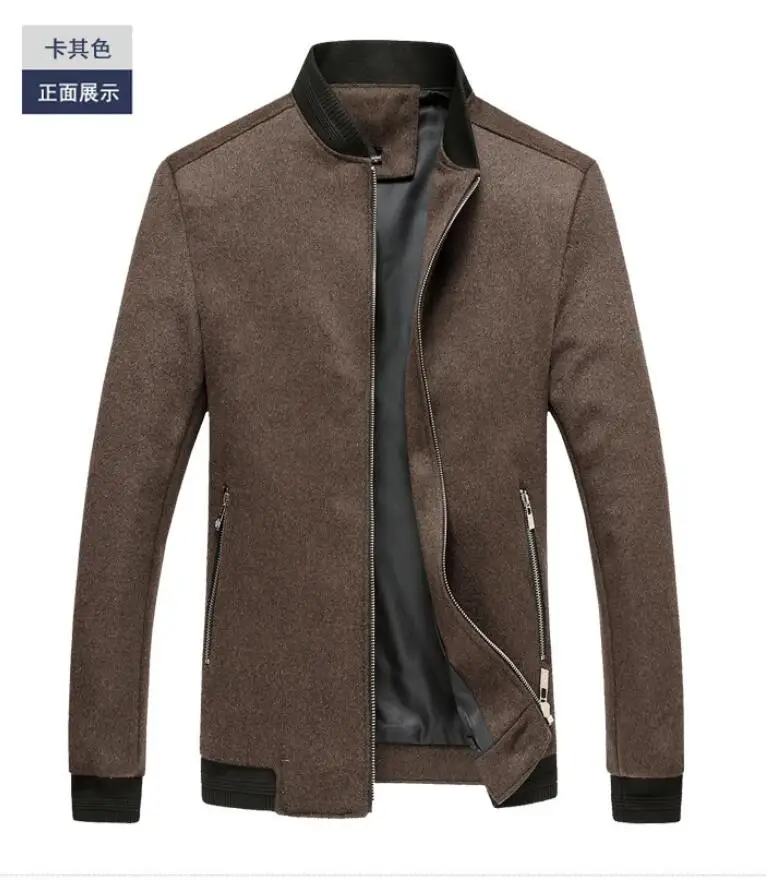 2023HOT  2019 New Autumn Cotton Jacket Men Slim Casual Jackets For Men Stand Collar With Zipper Coat Homme Fashion Men Clothing