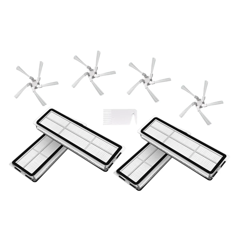 

Сменные детали 9 шт. для Xiaomi Dreame W10, моющийся фильтр HEPA, боковая щетка, аксессуары для робота-пылесоса