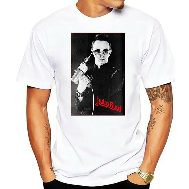 

Мужская хлопковая футболка с коротким рукавом, с принтом «металлический Бог»