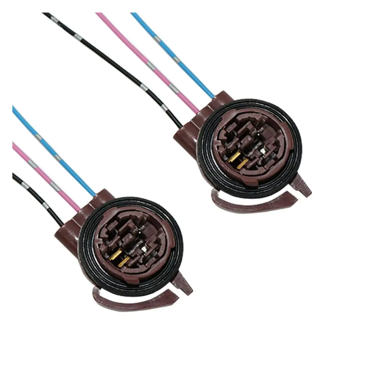 

2 Шт. 3156 3157 Предварительно Проводная Розетка Светодиодные Автомобильные Лампы Указатель Поворота Стоп-сигнал DRL Адаптер ...