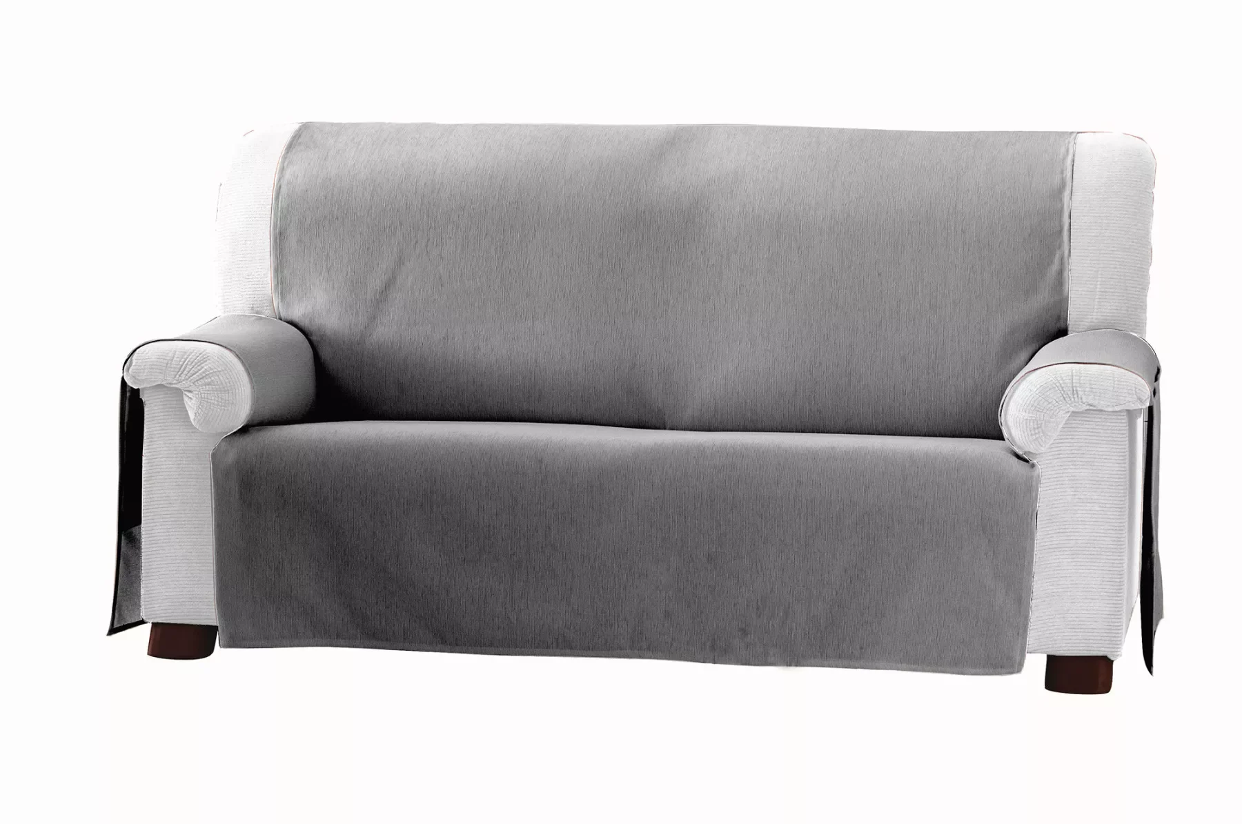 

NEW IN Zoco practical sofa cover | Color-gray, squares-3 squares