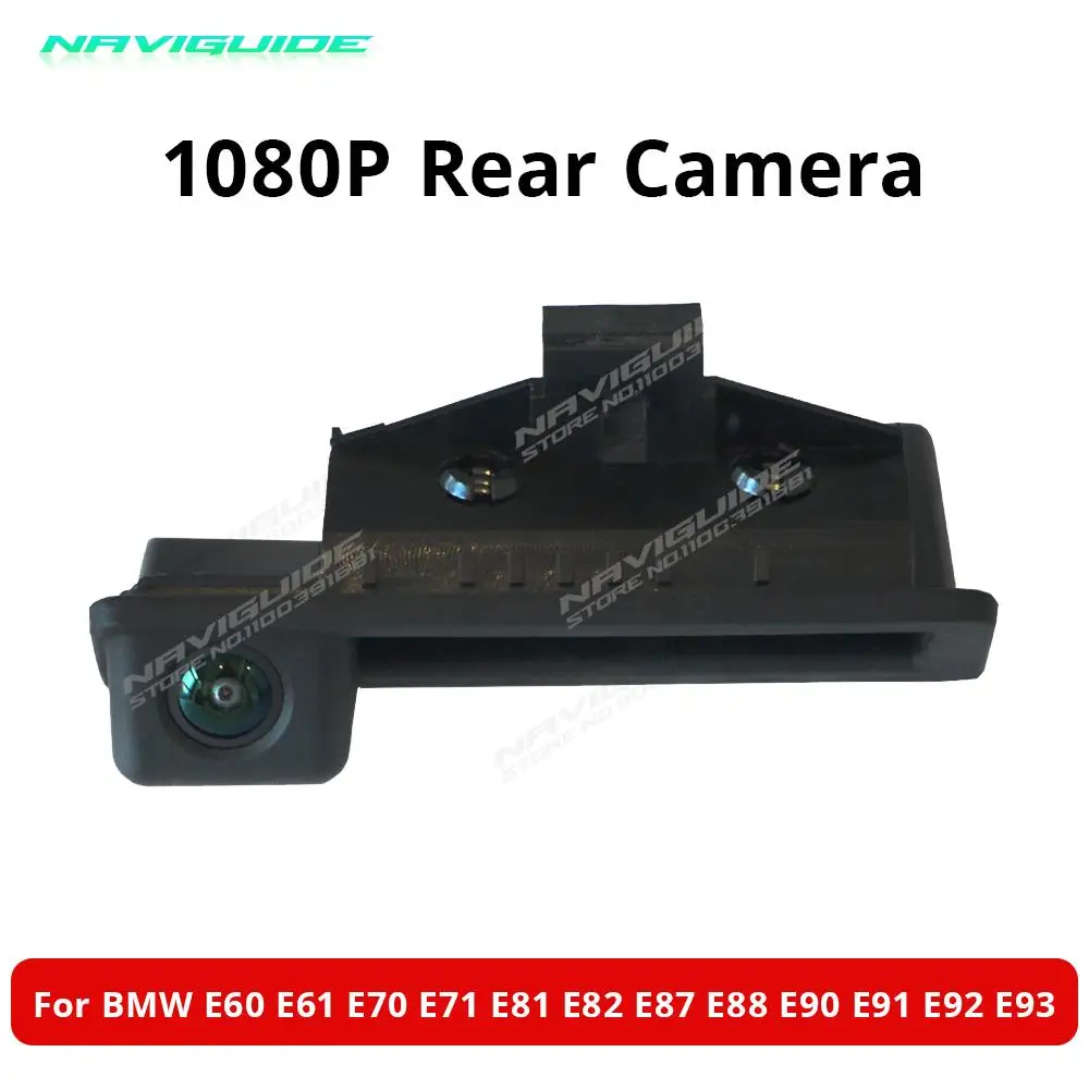 Задняя камера NAVIGUIDE с ручкой 1080P для BMW E60 E70 E71 E81 E82 E87 E88 E84 E90 E91 E92 E93 HD ночного видения