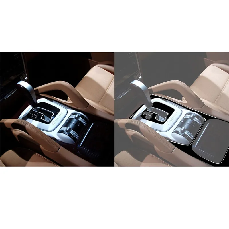 Отделка салона автомобиля для Porsche Cayenne 2003 2004 2005 2006 2007 2008 2009 2010 черные наклейки