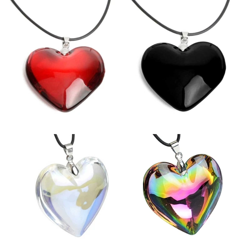 

Ожерелья с подвеской в виде сердца, ожерелья с маленьким сердцем, чокер, ожерелья с подвеской для мужчин и женщин