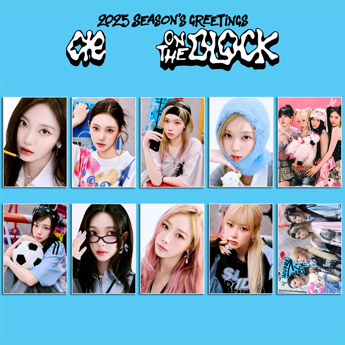 2 шт./компл. KPOP KARINA WINTER фото постер 2025 сезон поздравления самоклеящаяся наклейка