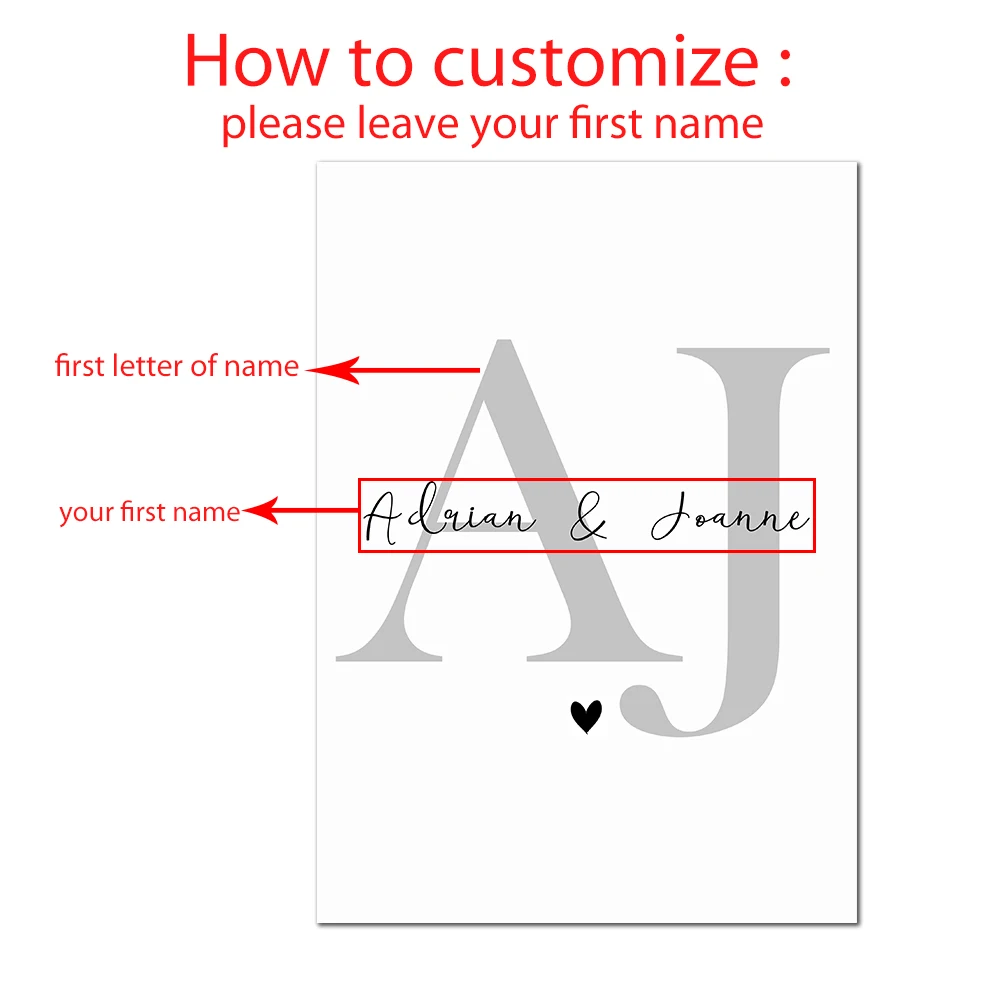 Рисунок 5 - Индивидуальные плакаты и принты с парными именами