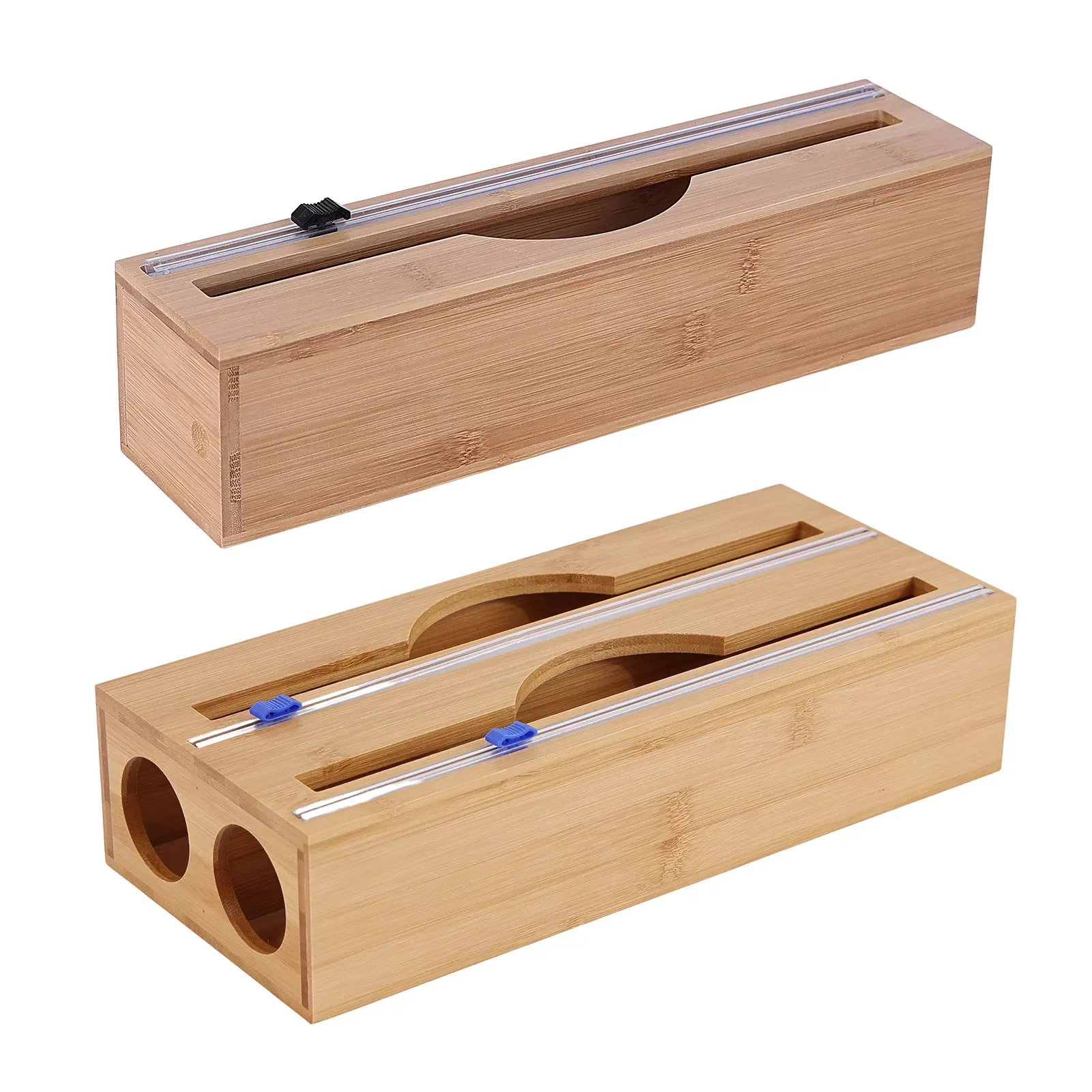 

Cling Film Cutter Reusable Food Wrap Cutter Cling Film Cutter Wrap Dispenser With Slide Cutter Smoothly Cutting Kitchen Supply