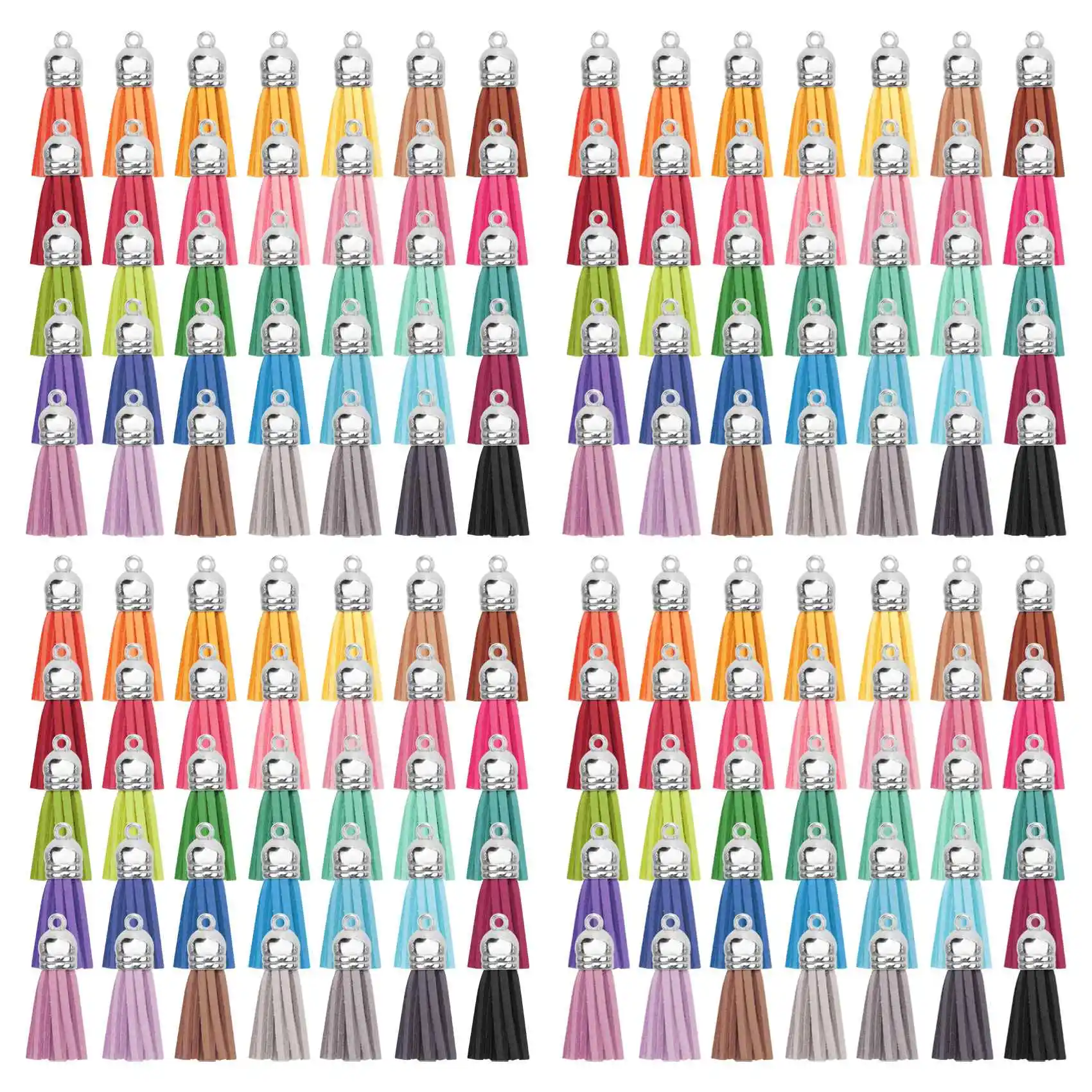 140 шт. брелок с кисточками оптовый набор для DIY кожаные подвески акриловые