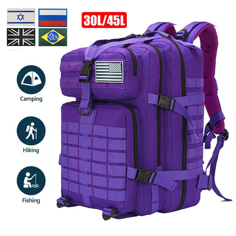 

30L/50L Military Tactical Backpack Bag Sports Trekking Fishing Hunting Bag Outdoor Military Hiking Rucksacks Tactical Backpack