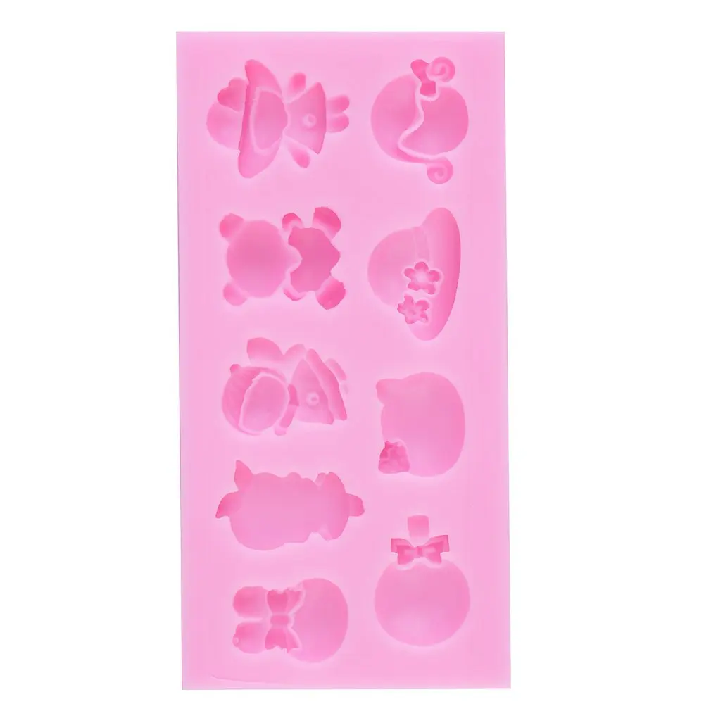 

Mini Jewelry Silicone Fondant Mould Cake Decor Chocolate Baking Mold DIY
