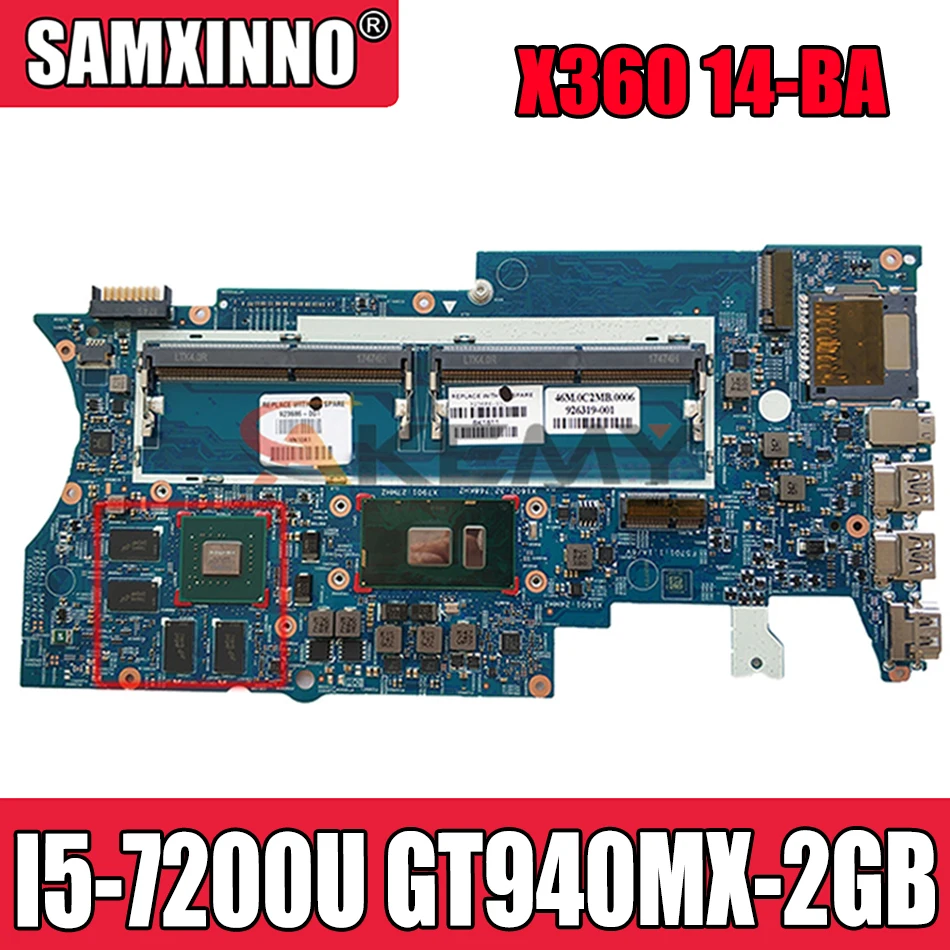 

Материнская плата для ноутбука HP PAVILION X360 14-BA 16872-923688 601-001