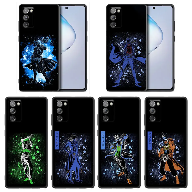 

Anime JoJos Bizarre Adventure Comic Phone Case For Samsung Galaxy A91 A73 A72 A71 A53 A52 A7 M62 M22 M30s M31s M33 M52 5G Cover