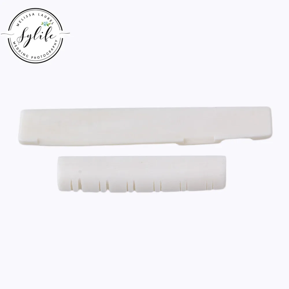 

Bone Bridge Saddle And Nut For 12 String Acoustic Guitar