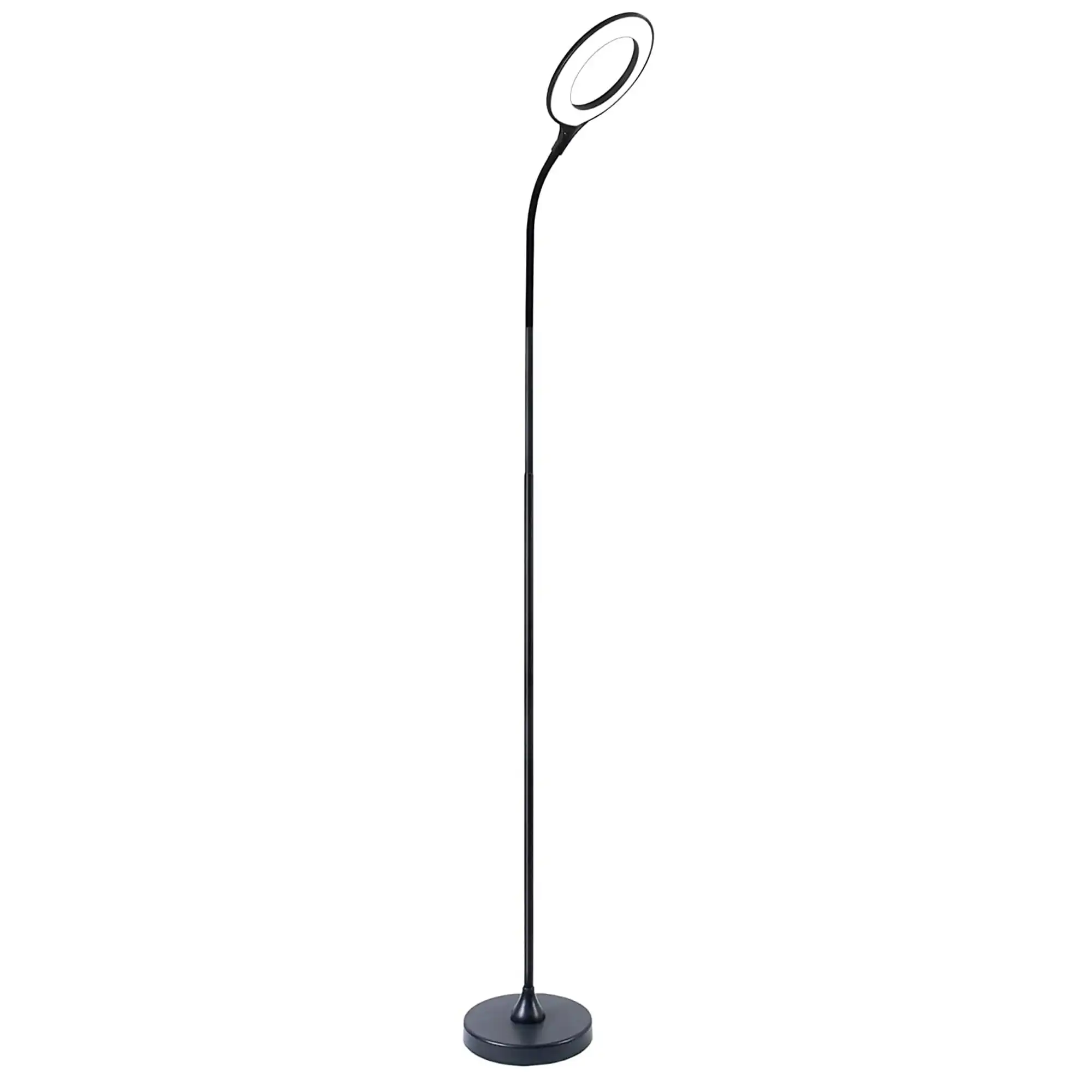 

HMTX LED Floor Lamp for Living Room Bedroom Office Light Standing Lamps Black