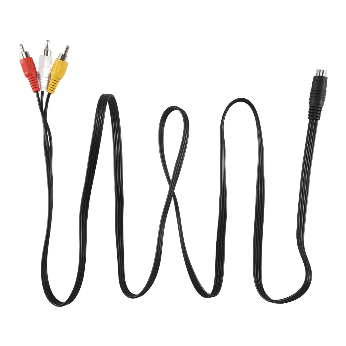 1 5 м 4 9 фута 3 RCA штекер на 4-контактный S-Video штекерный ТВ-кабель для ПК