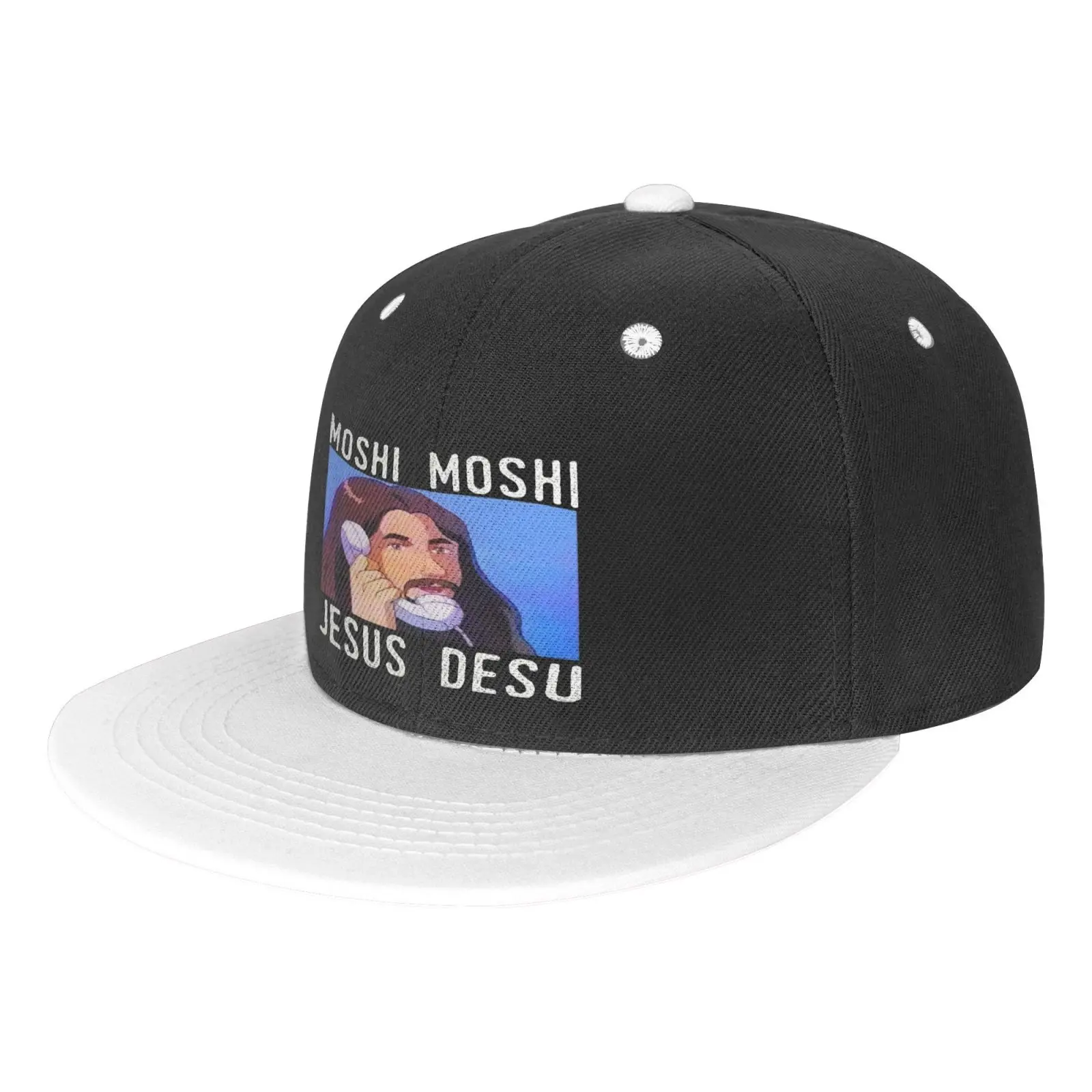 

Japan Meme Moshi Moshi Jesus Desu Men's Caps Baseball Cap Women's Hats Winter Hat Men's Hat Cap For Boy Bonnets For Women Caps