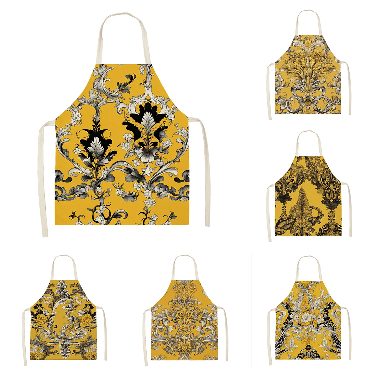 Кухонный Фартук для женщин водонепроницаемый с рисунком маслом ресторана