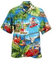 summer shirts for men 3d darts surf print hawaiian shirts short sleeve cuban shirts holiday casual vintage mens clothing camisa