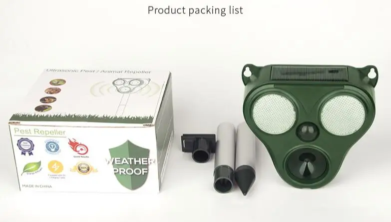 Профессиональный внешний фотоаппарат ультразвуковой отпугиватель змей и крыс