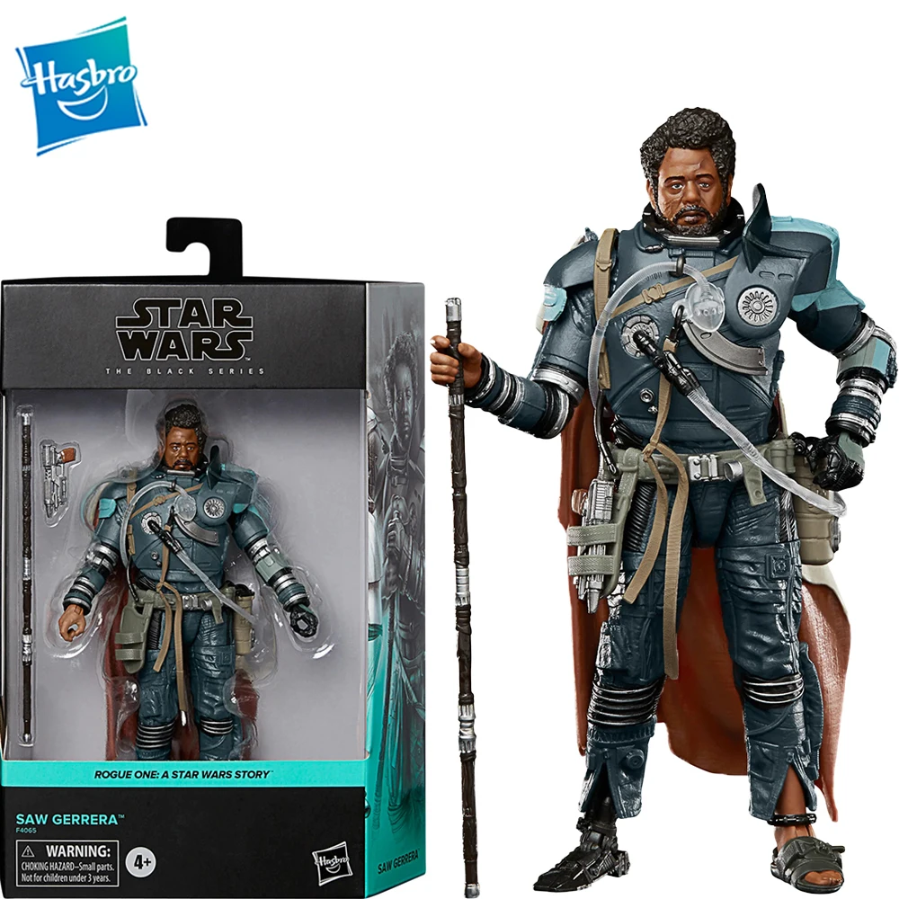

In Stock Hasbro Star Wars The Black Series Saw Gerrera Rogue One: A Star Wars Story Action Figure Collection Model Toys 6-Inch
