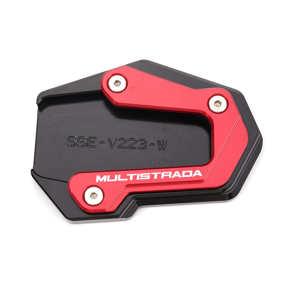 Для Ducati Multistrada 950 1100 1200 1200S/GT 1260 S V4S V4 V2 V2S подставка для мотоцикла, боковая подставка, удлинитель, опорная пластина