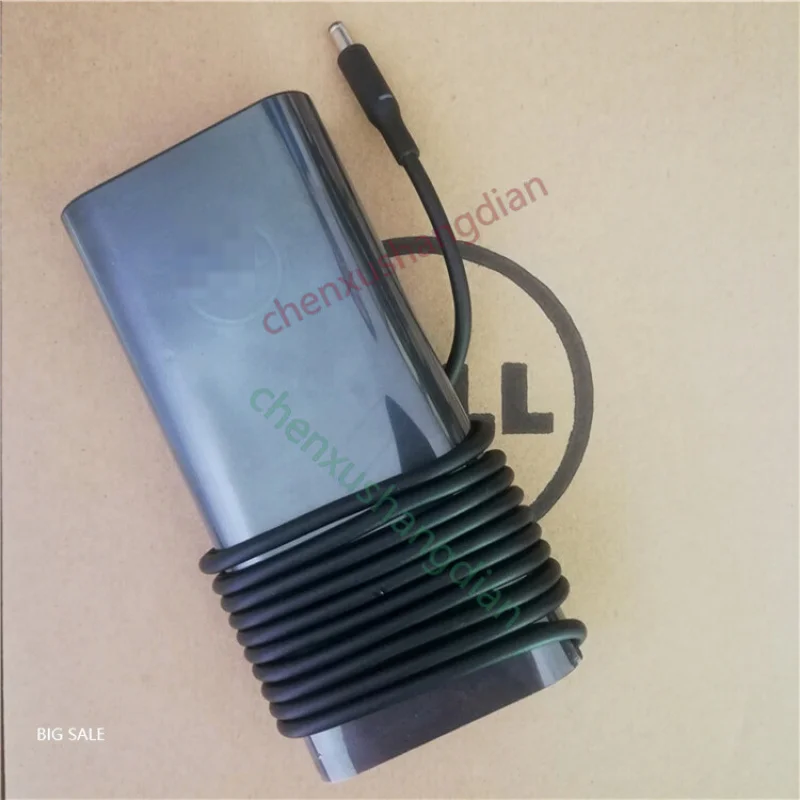 Новый тонкий адаптер питания Dell 130 Вт XPS 15 19 5 В-6 67 А 4 мм rn7gd