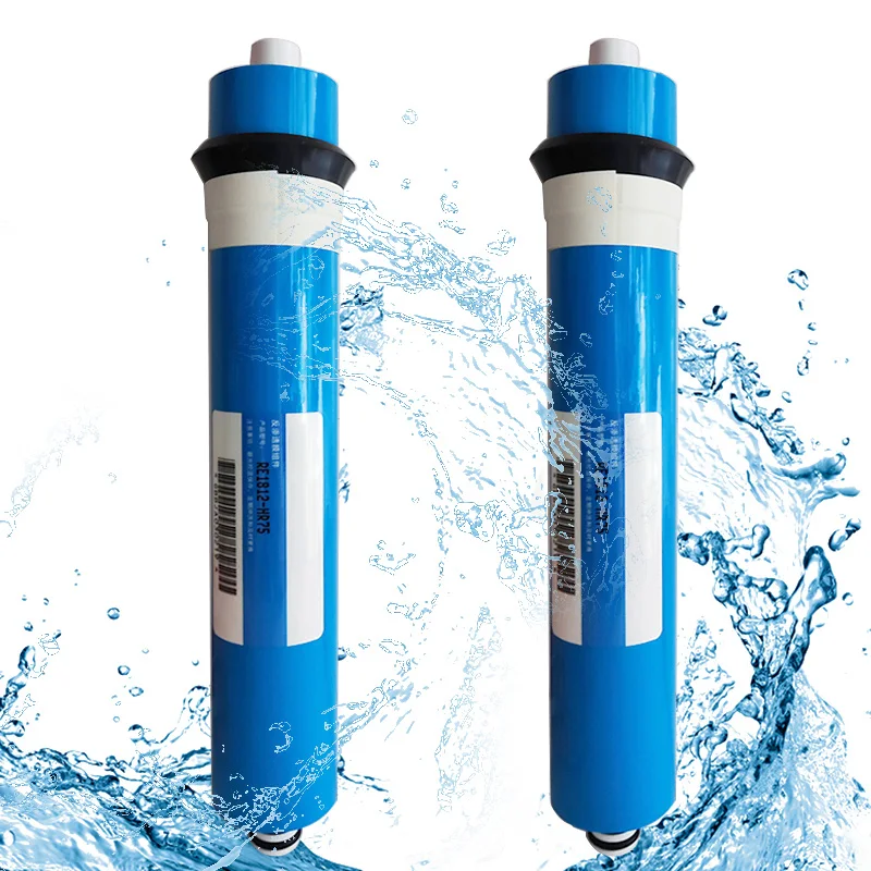 2PCS 50/75/100GPD Home Kitchen Reverse Osmosis RO Membrane Replacement Water System Filter Purifing Water