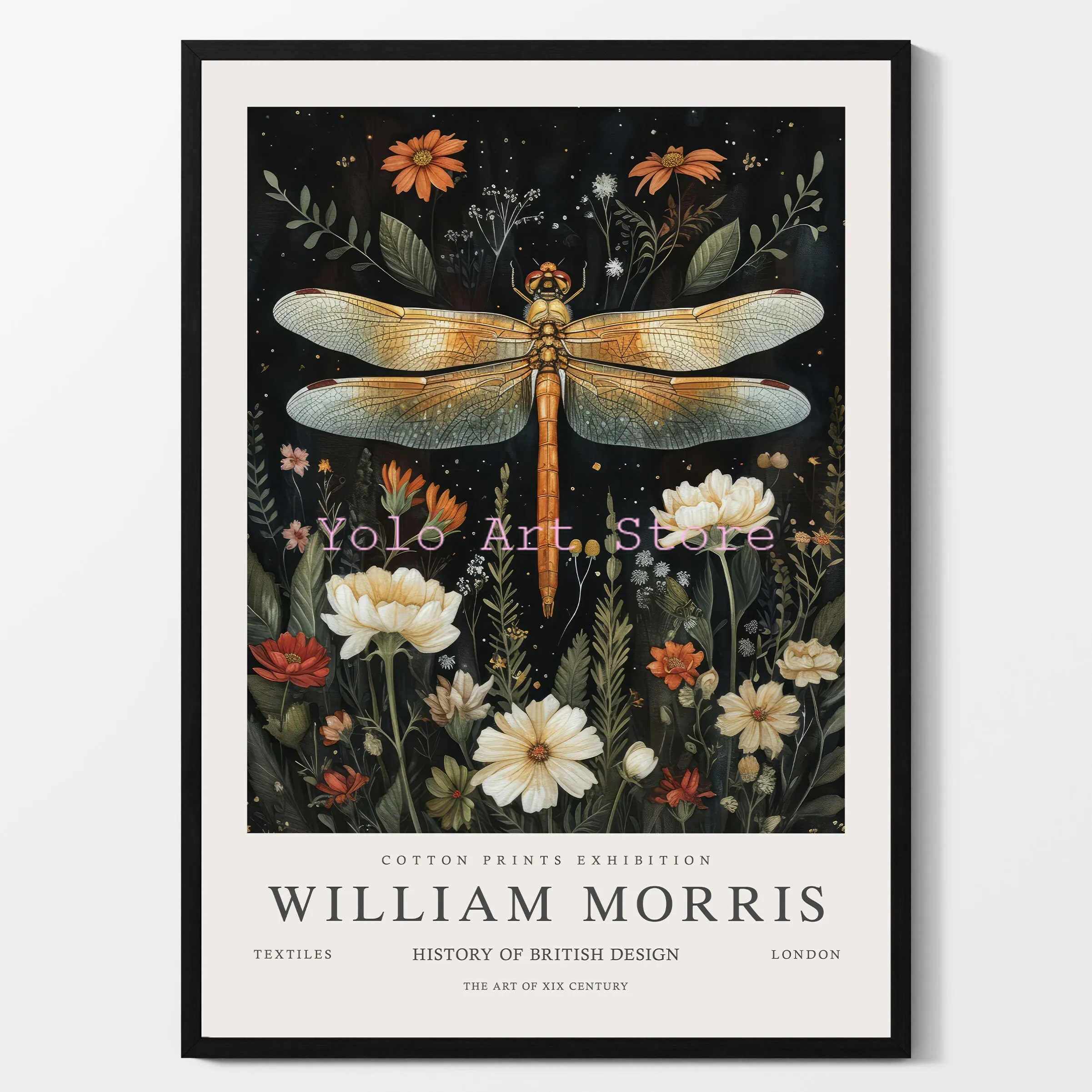 

Живопись на холсте "Цветы и животные"